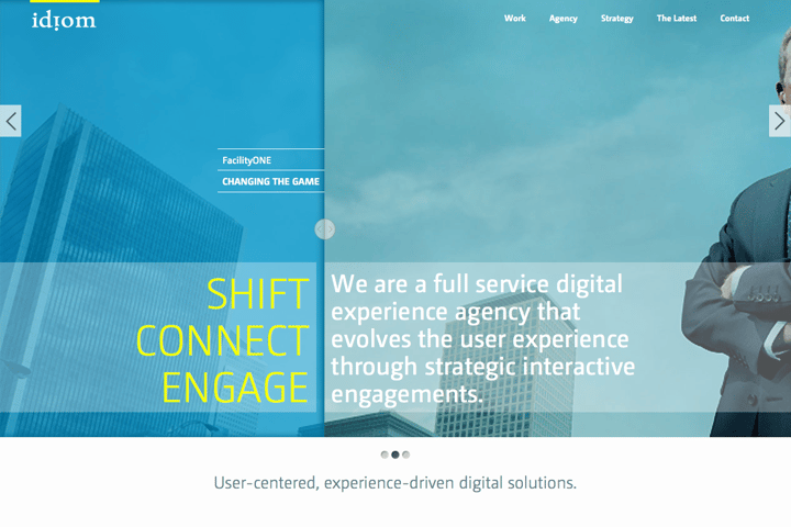 Idiom Interactive website preview